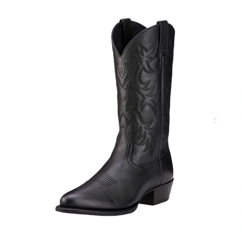 NEW Ariat R Toe Western Boot Black Size 12 D